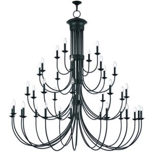 Bowery Hill Contemporary 38 Light Grand Chandelier in Bronze