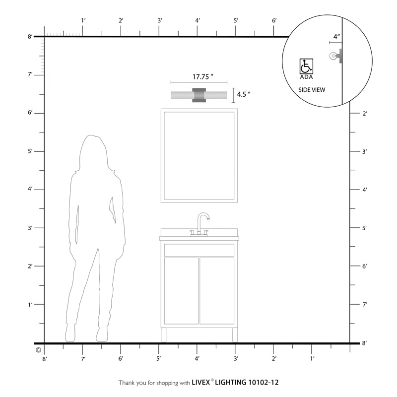 Bowery Hill 2-Light Twist Lock Metal Vanity Lighting in Satin Brass