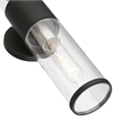 Bowery Hill 2-Light Metal & Glass ADA Vanity Sconce in Black