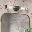 Bowery Hill 2-Light Metal & Glass ADA Vanity Sconce in Bronze