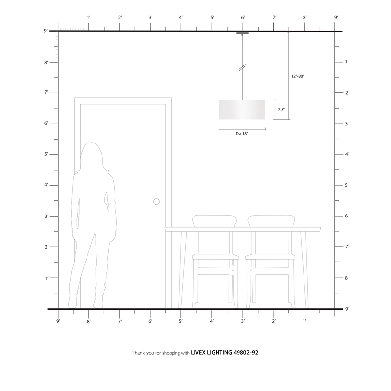 Bowery Hill 3-Light Modern Metal Drum Pendant in English Bronze