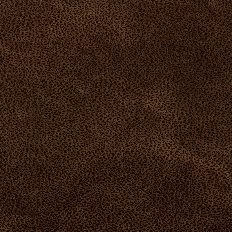 Bowery Hill Rocker Recliner in Chocolate Brown Polyester Fabric