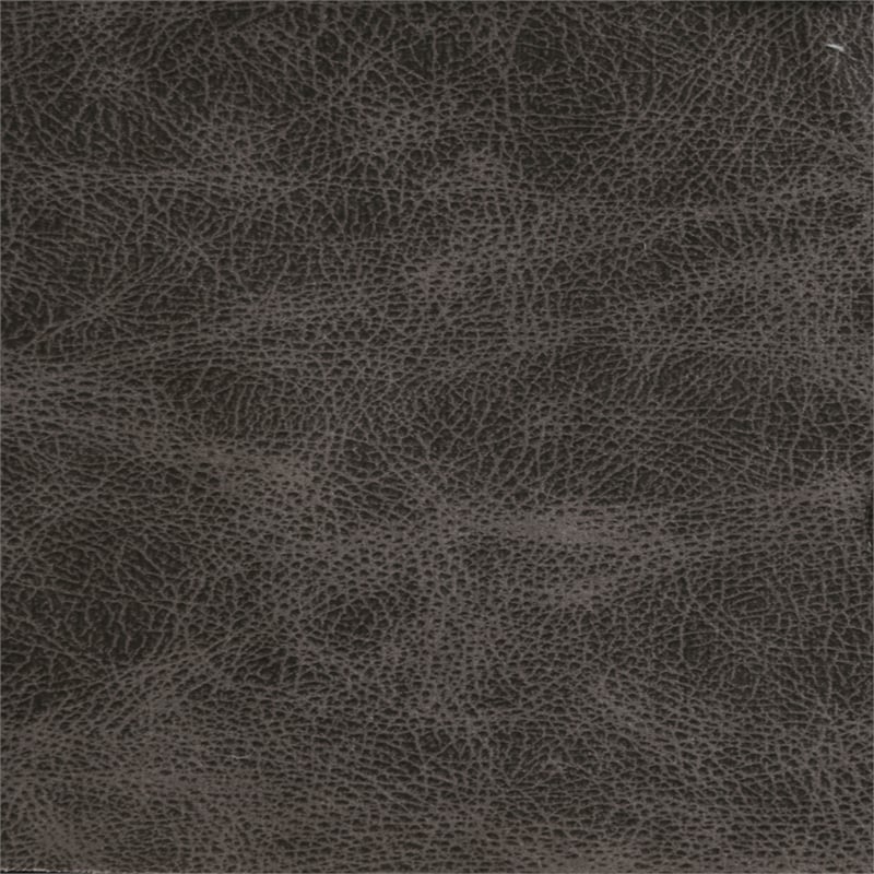 Bowery Hill Full Chaise Glider Recliner in Gray Polyester Fabric