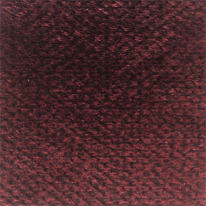 Bowery Hill Chaise Swivel Glider Recliner in Cranberry Red Polyester Fabric