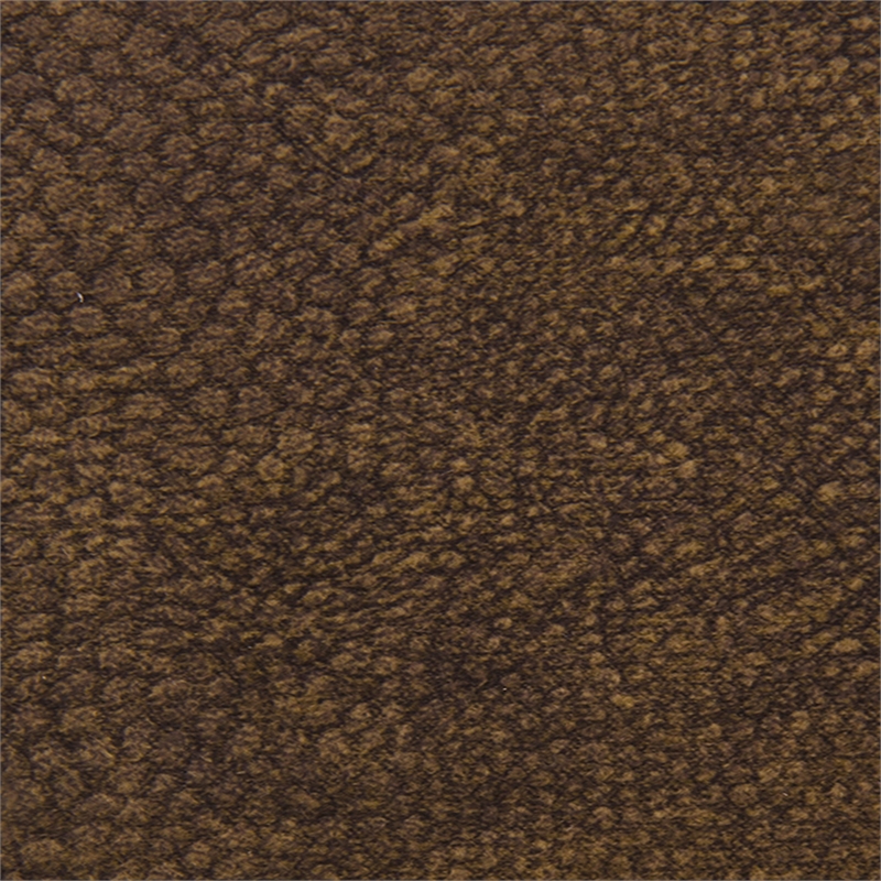 Bowery Hill Power Lay Flat Recliner in Chocolate Brown Polyester Fabric