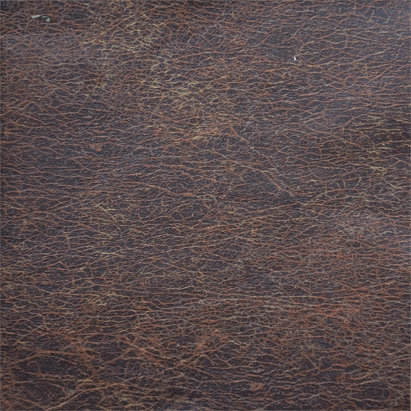 Bowery Hill Swivel Glider Recliner in Brown Polyester Fabric