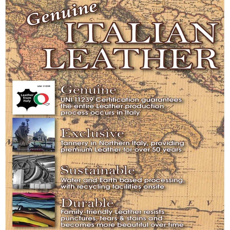 Bowery Hill Power Zero Gravity Recliner in Italian Black Leather