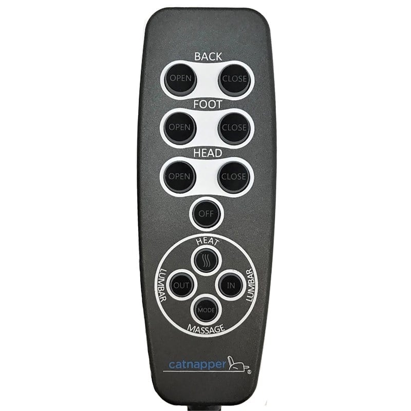 Bowery Hill Power Zero Gravity Recliner in Taupe Polyester Fabric