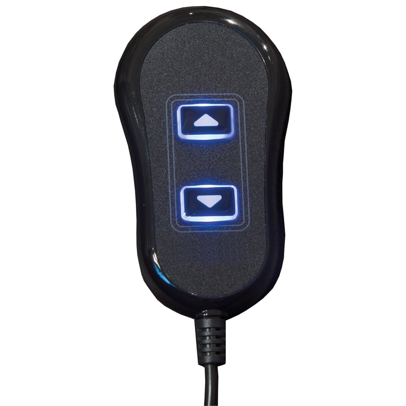 Bowery Hill Oversized Power Lay Flat Recliner in Brown Fabric