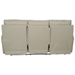 Bowery Hill Traditional Power Lay Flat Reclining Sofa in Beige Fabric