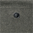 Bowery Hill Dual Reclining Sofa in Soft Charcoal Gray Polyester Fabric