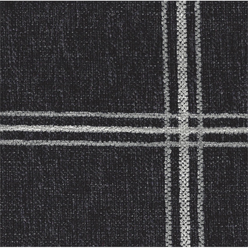 Bowery Hill Chair in Plush Ecru Off White Fabric with Accent Pillow