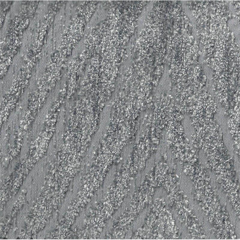 Bowery Hill Two Seat Sofa with Cuddler Cushions in Gray Polyester Fabric