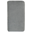 Bowery Hill Traditional Rectangular Ottoman in Gray Polyester Fabric