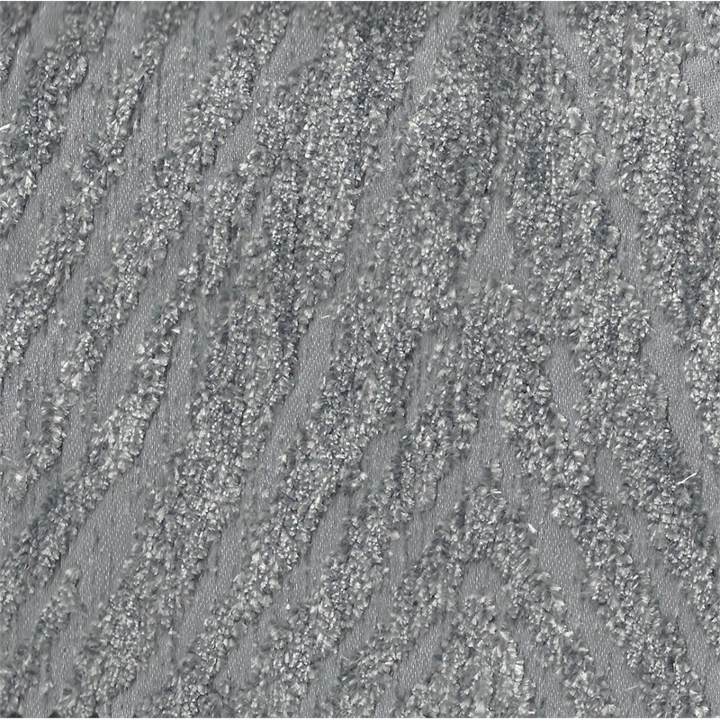 Bowery Hill Traditional Swivel Accent Chair in Gray Polyester Fabric