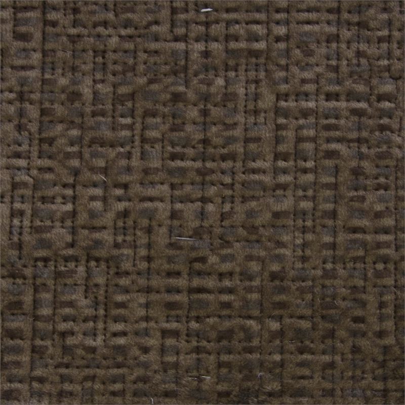 Bowery Hill Power Lift Assist Lay Flat Recliner in Brown Polyester Fabric