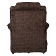 Bowery Hill Power Lift Assist Recliner in Brown Polyester Fabric