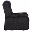 Bowery Hill Power Lift Assist Recliner in Blue Polyester Fabric