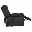 Bowery Hill Power Lift Assist Recliner in Blue Polyester Fabric