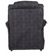 Bowery Hill Power Lift Assist Recliner in Blue Polyester Fabric