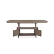Bowery Hill Counter Dining Table in Dovetail Gray with Extension Leaf