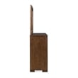 Bowery Hill Contemporary Espresso 8-Drawer Dresser With Landscape Mirror