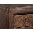 Bowery Hill Contemporary Espresso 8-Drawer Dresser With Landscape Mirror