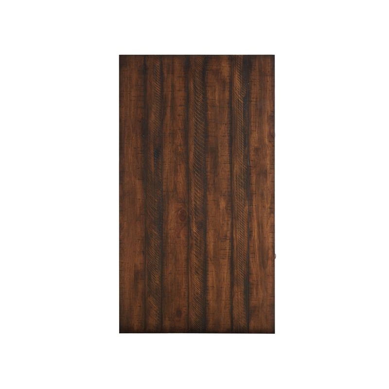 Bowery Hill Contemporary 4-Drawer Lift Top Coffee Table in Brown