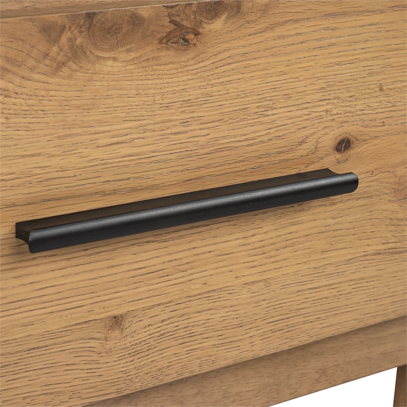 Bowery Hill Contemporary 6-Drawer Bedroom Dresser in Rustic Caramel