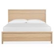Bowery Hill Queen Panel Bed in Sandstone Beige With 800 lbs Capacity