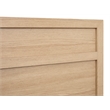 Bowery Hill Queen Panel Bed in Sandstone Beige With 800 lbs Capacity