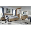 Bowery Hill Queen Panel Bed in Sandstone Beige With 800 lbs Capacity