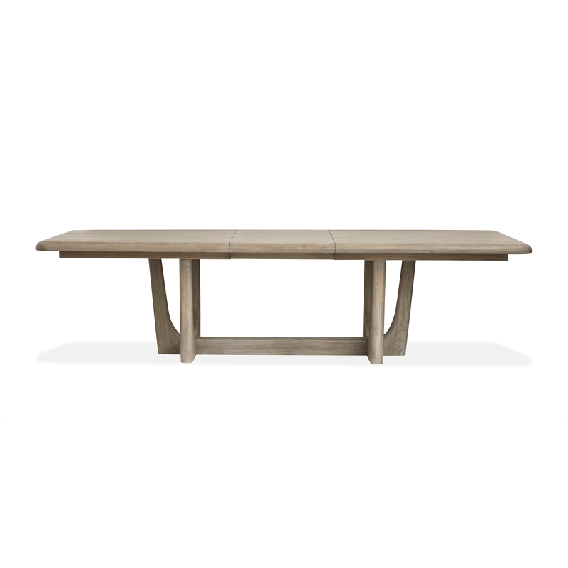 Bowery Hill Extendable Trestle Dining Table 90