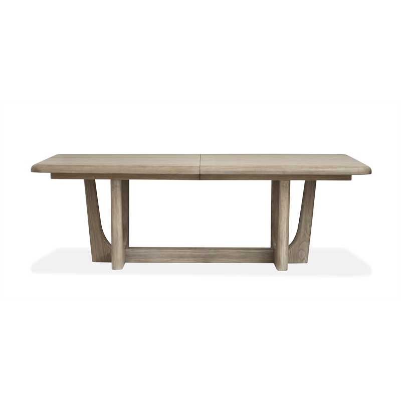 Bowery Hill Extendable Trestle Dining Table 90