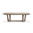 Bowery Hill Extendable Trestle Dining Table 90