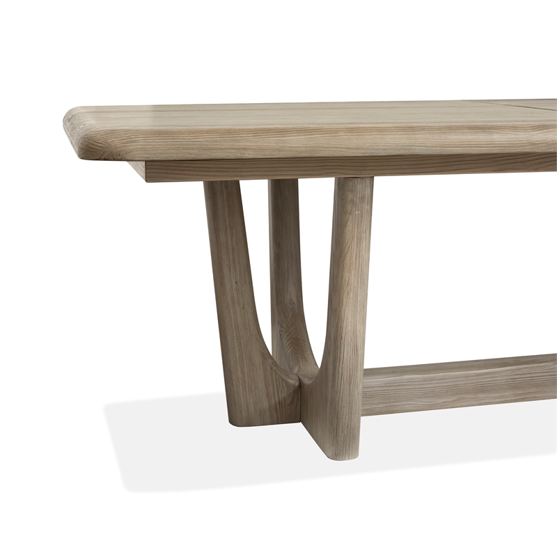 Bowery Hill Extendable Trestle Dining Table 90