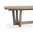 Bowery Hill Extendable Trestle Dining Table 90