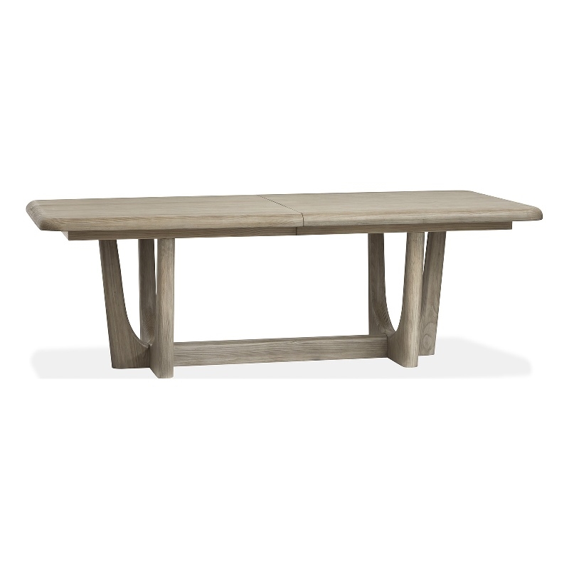 Bowery Hill Extendable Trestle Dining Table 90