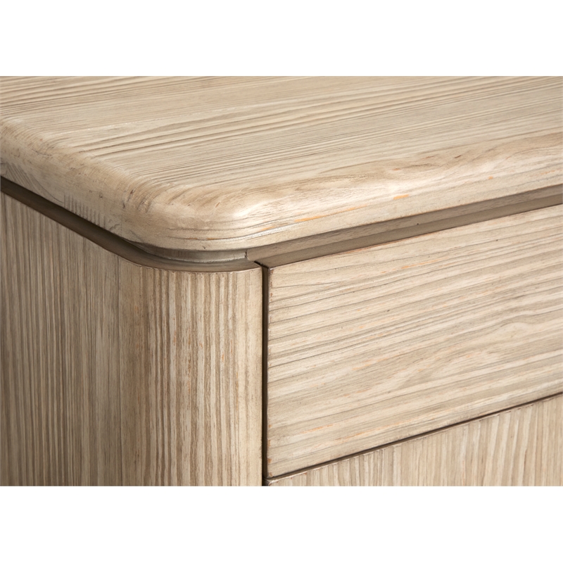 Bowery Hill Server With 2 Drawers and 4 Doors in Dorian Grey