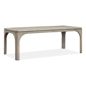 Bowery Hill Extendable Rectangular Dining Table 84&quot to 108&quot in Dorian Grey