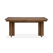 Bowery Hill Extendable Trestle Dining Table 66