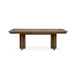 Bowery Hill Extendable Trestle Dining Table 66