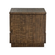 Bowery Hill Contemporary Rectangular End Table With Drawer in Tobacco