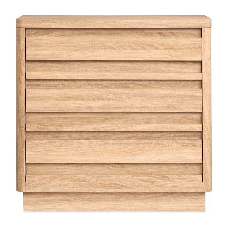 Bowery Hill Transitional 3-Drawer Single Dresser in Provincial Brown