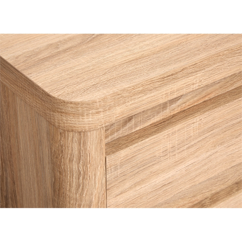 Bowery Hill Transitional 3-Drawer Single Dresser in Provincial Brown