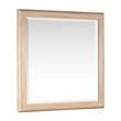 Bowery Hill Transitional 6-Drawer Dresser With Mirror in Provincial Brown