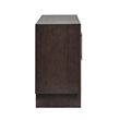 Bowery Hill Modern Mission Buffet With Wine Storage in Coffee Bean