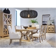 Bowery Hill Traditional Glass Door Buffet With Wine Storage in Honey Maple