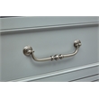 Bowery Hill King Panel Storage Bed With Footboard Drawers in Pebble