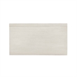 Bowery Hill 2 Drawer Wood Nightstand in White with USB Charging Port